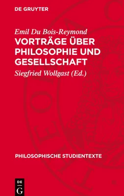Produktbild von Vorträge über Philosophie und Gesellschaft