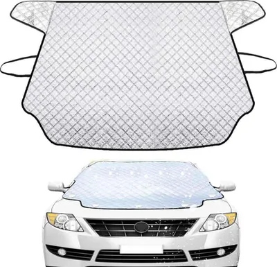 Obrázok produktu pre Kryt čelného skla Zimná plachta na auto 153x125 cm Ochrana proti mrazu Magnetická