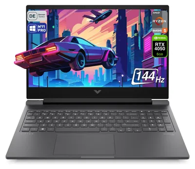 Produktbild von HP Victus 16 Gaming Laptop, Ryzen 5-8645HS, 16.1" FHD (1920x1080) IPS 144Hz, RTX4050, QWERTZ Tastatur, W11 Pro, 32 GB RAM | 1 TB SSD