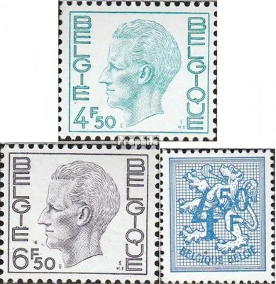 Produktbild von Briefmarken Belgien 1974 Mi 1795-1796,1797 (kompl.Ausg.) postfrisch Baudouin