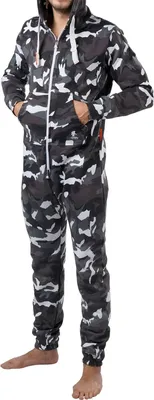 Produktbild von O'Poppy Jumpsuit Herren mit spitzer Kapuze camo urban