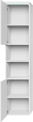 Immagine prodotto di Mobiletto del bagno Paso 35 x 35 x 160 cm Bianco Lucido - Mobiletto armadietto,