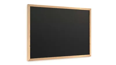 Produktbild von ALLboards Schwarze Kreidetafel 70x50 cm, ECO-Holzrahmen, Schwarz, Schreibtafel, Kreide, Kreidetafel zum aufhängen, Tafel schwarz, Kreidetafel mit Holzrahmen, Wand Tafel Holz, Tafel gastronomie