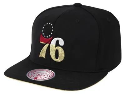 Zdjęcie produktu dla Czapka z daszkiem Mitchell & Ness NBA Philadelphia 76ers Snapback - 6HSSMM19489-P76BLCK