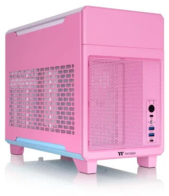 Obrázok produktu pre Thermaltake TR100, Mini Tower, PC, Ružová, Mini-ITX, SPCC, Oceľ, 6,8 cm