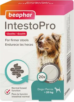Zdjęcie produktu dla Tabletki Beaphar IntestoPro L dla dużych psów 20 szt.