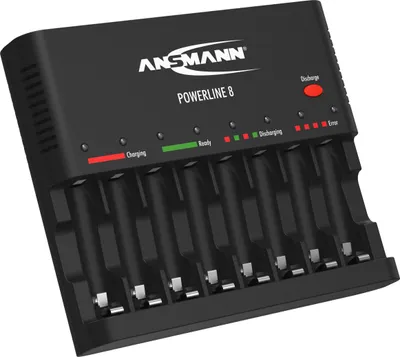 Produktbild von ANSMANN Akku Ladegerät für 1-8 AAA / AA NiMH