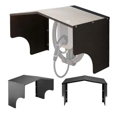Image de Couvercle pour borne de recharge Maclean, en acier inoxydable, dimensions 28 × 32,5 × 44 cm, modèle MC-902