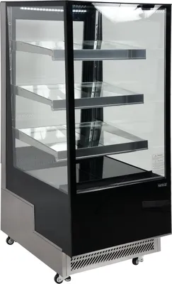 Image de Vitrine réfrigérée, -0 à +12 °C, 450 W, 350 L, 65 x 80 x 144 cm, avec éclairage LED