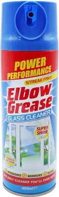 Produktbild von Elbow Grease | Glasreiniger Spray 400Ml - Streifenfrei - Super Shine - Schaumwirkung