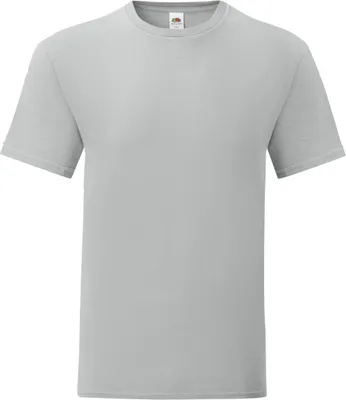 Image de Fruit Of The Loom T-shirt Iconic pour homme (5 pièces/paquet) PC4369 (2XL) (Gris clair)
