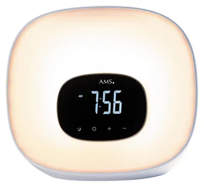 Produktbild von AMS T1302 Digitale Tischuhr mit Radiofunktion und Sonnenaufgangslicht