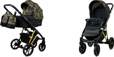 Produktbild von BabyLux® Marlux Magnetic | 2in1 Kinderwagen Set | Gold Line | Kombikinderwagen | Kinderwagenset