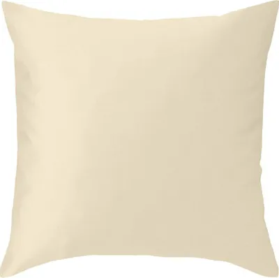 Produktbild von Curt Bauer Mako-Satin Kissenbezug einzeln Uni 0000 Farbe champanger Größe 80x80cm