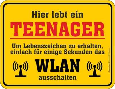 Obrázek produktu pro Zábava - Magnety - Vypnout teenager WLAN