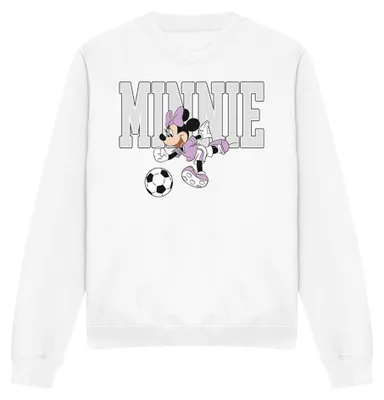 Image de Disney - Sweat-shirt « Football Kick » pour homme/femme, unie TV34756 (S) (blanc)