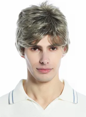 Produktbild von WIG ME UP Perücke kurz gescheitelt wellig Braun Blond gesträhnt DW94A-18T22