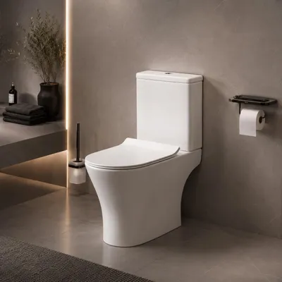 Produktbild von AM.PM Flash Tiefspül WC Spülrandlos FlashClean mit Absenkautomatik Softclose
