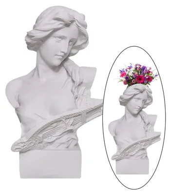 Produktbild von Künstlerischer Kopf Blumentopf aus Kunstharz zur Dekoration