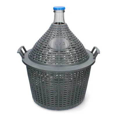 Produktbild von WEINBALLON Gärballon Glasballon Korbflasche Ballonflasche 20 L