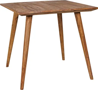 Produktbild von Esszimmertisch REPA 80 x 80 x 76 cm Sheesham rustikal Massiv-Holz | Design Landhaus Esstisch | Tisch für Esszimmer quadratisch | 4 Personen