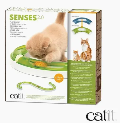 Produktbild von Catit Design Senses Spielschiene Play Circuit interaktives Spielzeug für Katzen 1 Stück (1er Pack)