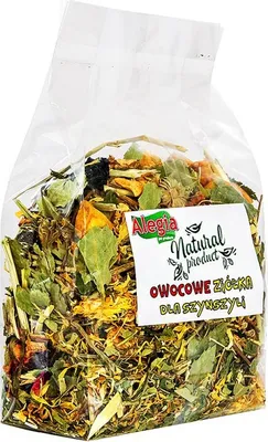 Obrázek produktu pro Alegia - ovocné bylinky pro činčily 130g Alegia