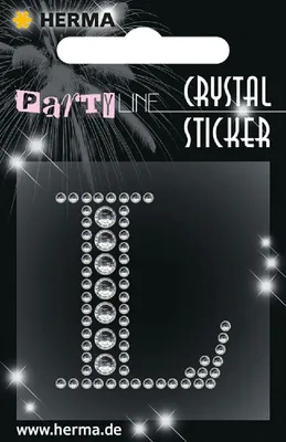 Produktbild von Herma FASHIONLine Crystal Sticker L Herma Crystal Sticker Silber 83x0mm