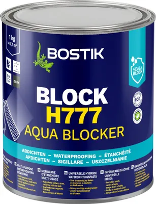 Produktbild von Bostik Block H777 Universal Hybrid Flächenabdichtung Aqua Blocker 1kg Dose