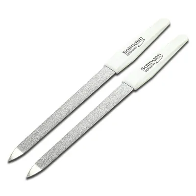 Produktbild von SMI Saphir-Nagelfeile 2 tlg Solingen Saphirnagelfeile Hohlfeile gewölbt/gebogen Fein und Grob Nagelfeilen