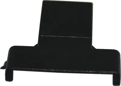 Produktbild von SOLUNA Trägerabdeckung für Plissée nach Maß aus Kunststoff schwarz