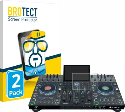 Produktbild von 2x Für Denon DJ Prime 4/ 4+ Schutzfolie BROTECT Displayschutz Display Schutz Folie Klar Transparent