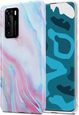 Zdjęcie produktu dla Pokrowiec ochronny Cadorabo na etui Huawei P40 w kolorze białym Etui na telefon komórkowy z TPU