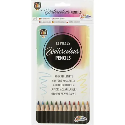 Image de GRAFIX Crayons aquarelle en boîte 12 pcsü