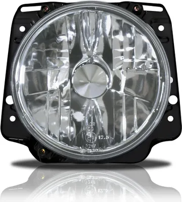 Produktbild von Scheinwerfer Klarglas Chrom LINKS + RECHTS für VW Golf 1 + Carbio
