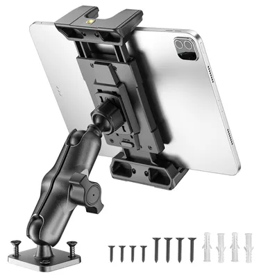 Immagine prodotto di Supporto per tablet in alluminio per auto, con braccio regolabile