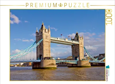 Produktbild von Calvendo LONDON Tower Bridge 1000 Teile Puzzle quer 640x480mm, Viola Melanie; 7328349