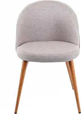 Obrázek produktu pro sada 4 jídelních židlí HWC-D53, kuchyňská židle, retro design 50. let, látka/textil světle šedá