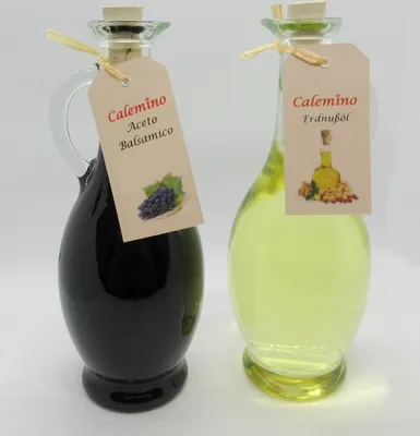 Produktbild von Essig und Öl Set mit Aceto Balsamico und Erdnußöl 2 x 250ml