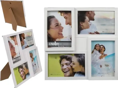 Obrázek produktu pro Rám pro 4 fotografie, velikost 10x15 cm s podstavcem