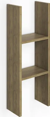 Produktbild von Wandregal YUPPIE Wildeiche Holznachbildung mit offenen Fächern