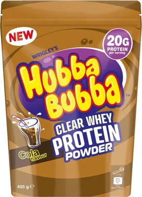 Obrázek produktu pro Hubba Bubba Clear Whey Protein Powder - 405 g, zelené jablko