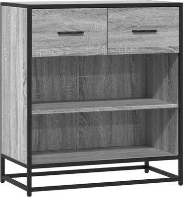 Zdjęcie produktu dla Komoda, szary dąb sonoma, 68x35x76 cm materiał drewnopochodny