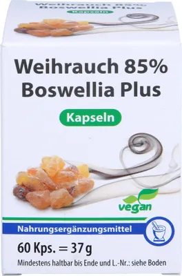 Zdjęcie produktu dla Frankincense 85% Boswellia Plus Capsules, 60 kapsułek