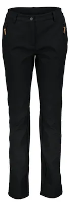 Produktbild von Icepeak Softshellhose Damen mit Fleecefutter EP Argonia in Kurzgrößen, Farbe:Schwarz, Größe:19
