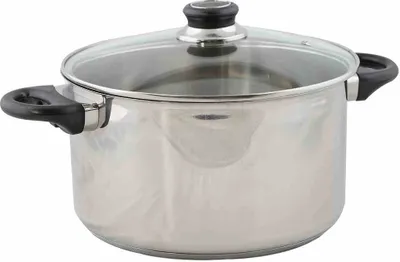 Obrázok produktu pre Karl Krüger Denver 101024DE Indukčný hrniec z nehrdzavejúcej ocele Sklenené veko