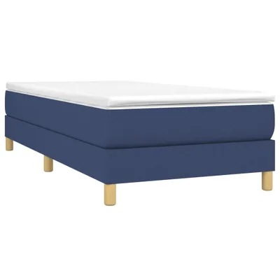 Produktbild von "2026 Aktion"Boxspringbett/Bettrahmen - CLORIS - Einzelbett -gestell Blau 90x200 cm - Einfache Montage -  Stoff - DEMöbel6736200