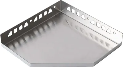 Produktbild von Dalsys Befliesbare Duschablage Ecke 200mm x 200mm Silber Ablage zum Einfliesen, Edelstahl korrosionsbeständig, Bad Accessoires