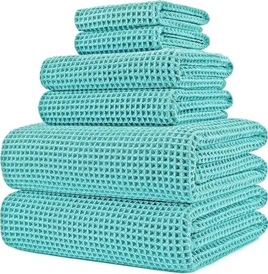 Produktbild von Famanu Handtuchset aus Baumwolle - 3-teilig, weich und saugfähig