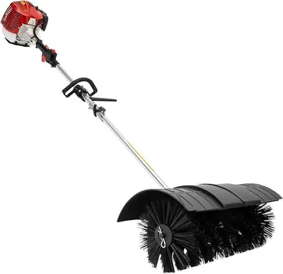 Produktbild von 52CC Benzin Schneefräse, 2,3PS 2Takt Benzin Kehrmaschine Benzin Motorbesen Handkehrmaschine Kehrmaschine Motorbesen Schneeräumer luftgekühlter Benzinmotor Schnee Räumgenrät